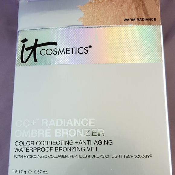 IT COSMETICS CC + Radiance Ombre Bronzer BNIB, WITH LG FAN BRUSH. SUMMER READY! - Picture 3 of 11